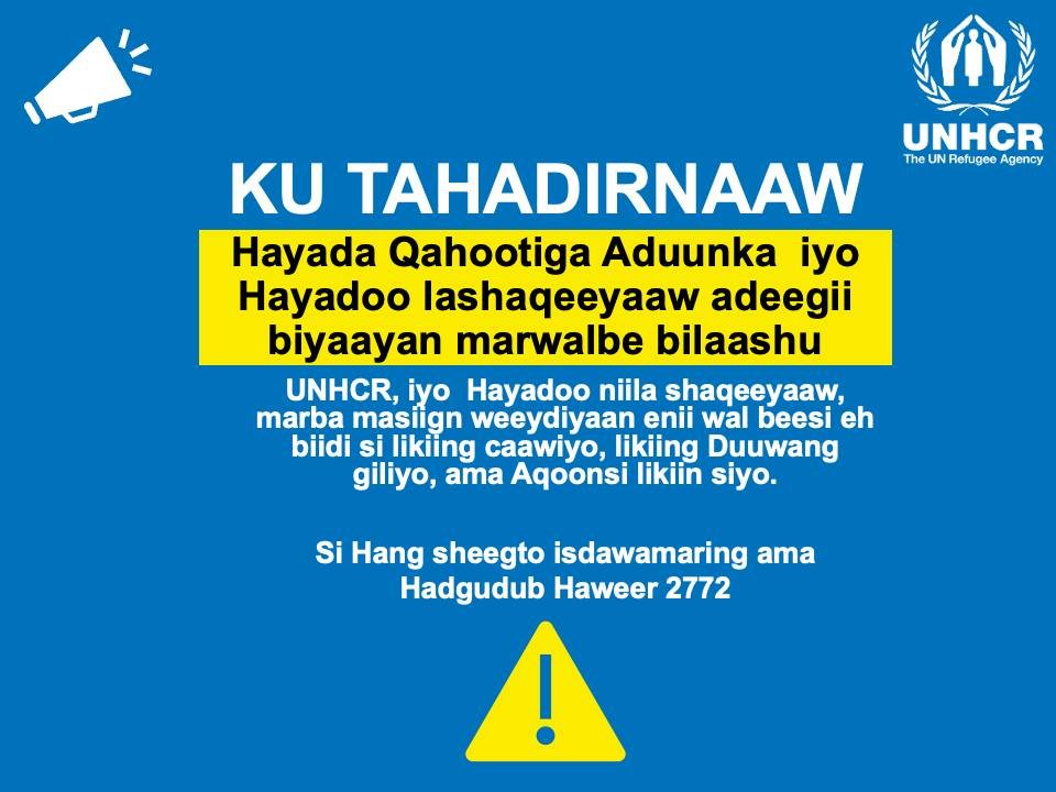 UNHCR Somalia tweet media