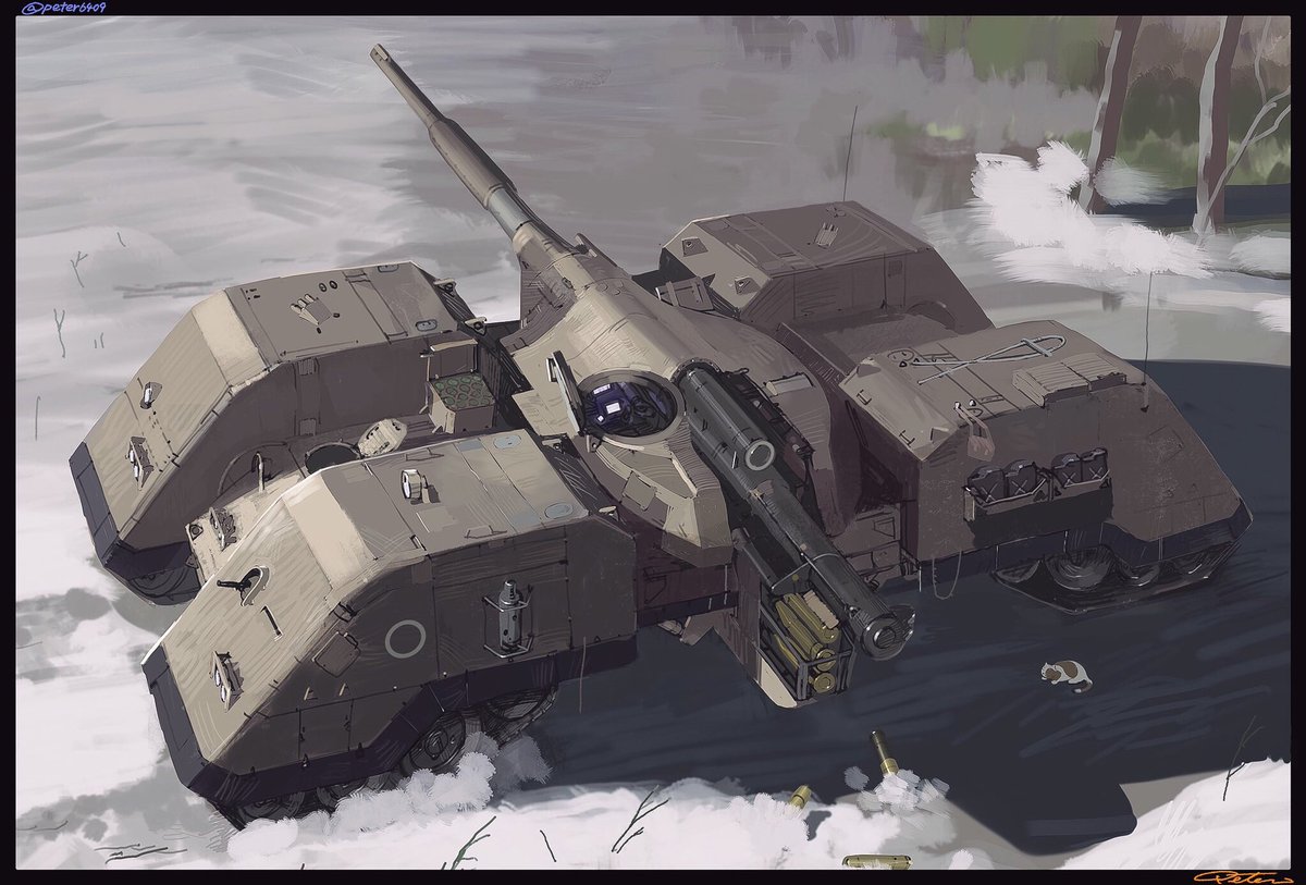 ESPER995's tweet image. Ambush Tank | E wo kaku Peter | @peter6409
artstation.com/artwork/ROvXX