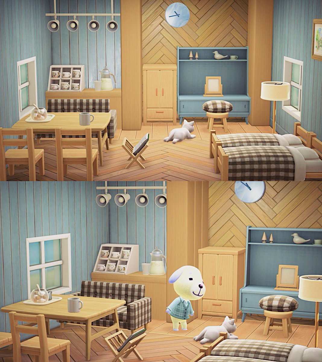 ___mpoke's tweet image. チョコミントなお部屋🐄🍃

#acnh #あつ森 #あつまれどうぶつの森 
#animalcrossing #あつ森写真部