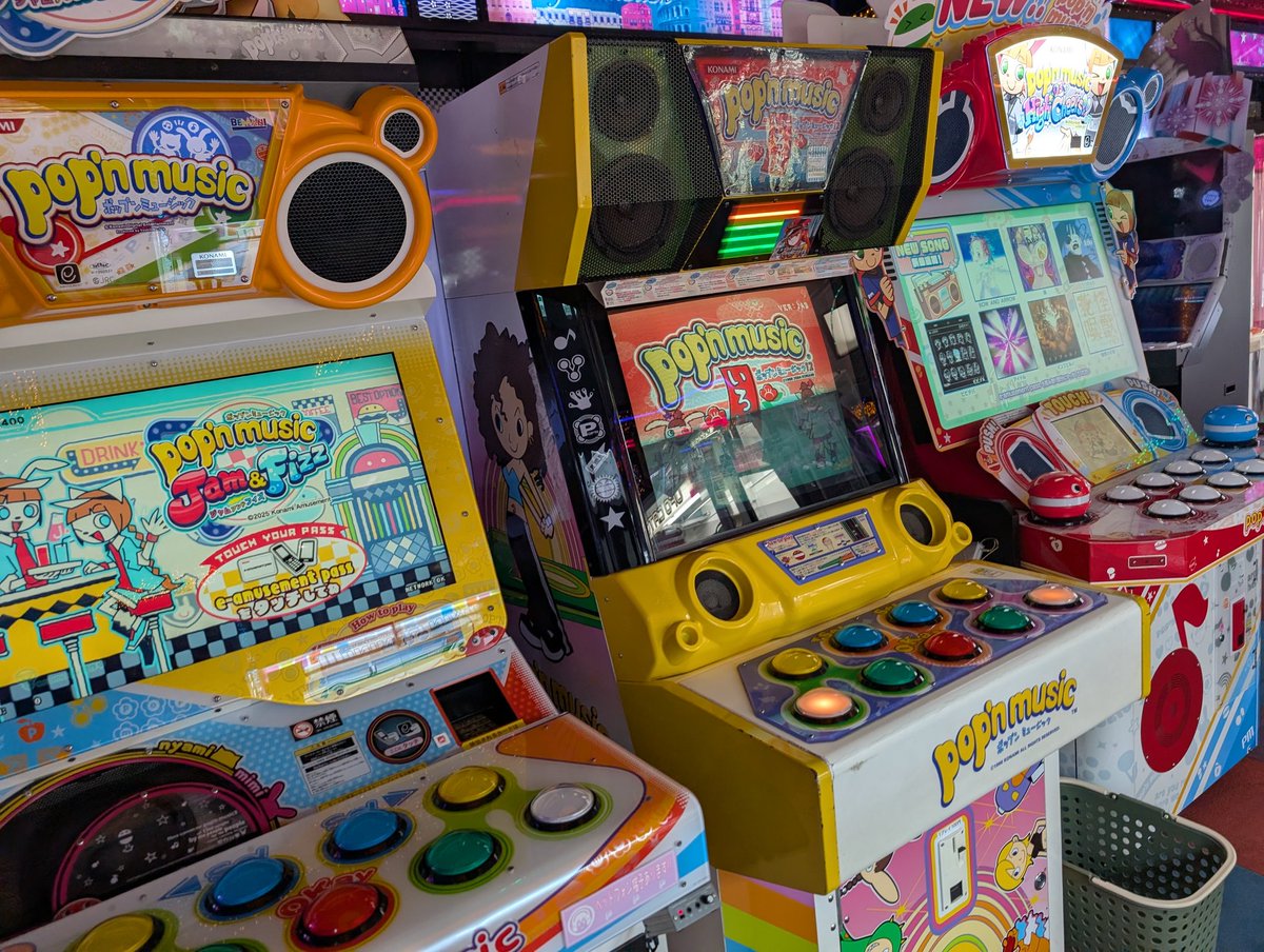 六丁の目ゲームコーナー東部
やっぱここ凄いね、waccaもMÚSECAもDIVAもある