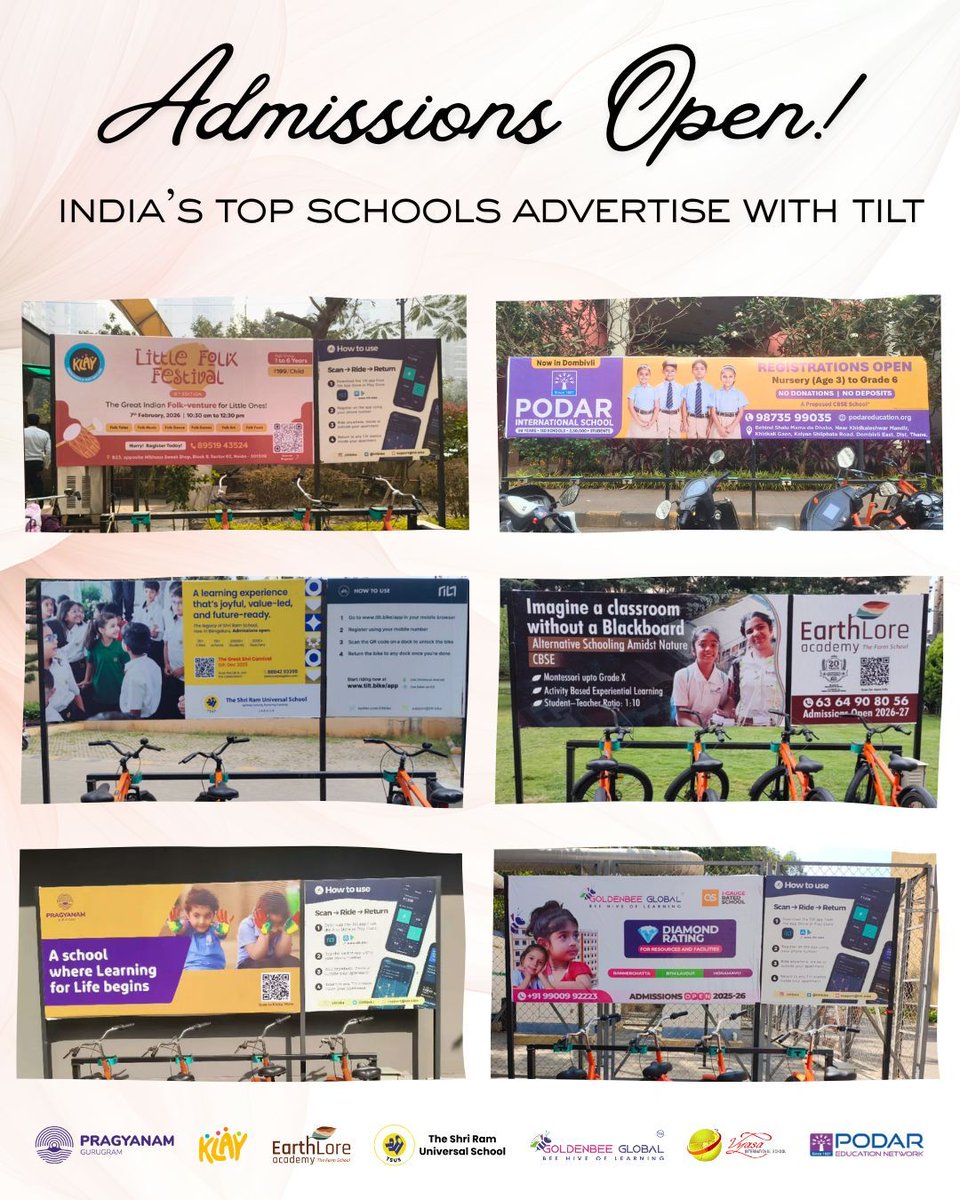 When India’s top schools want to reach parents where they live, they choose Tilt.

High visibility, high intent. Community-first advertising, done right! 🙂