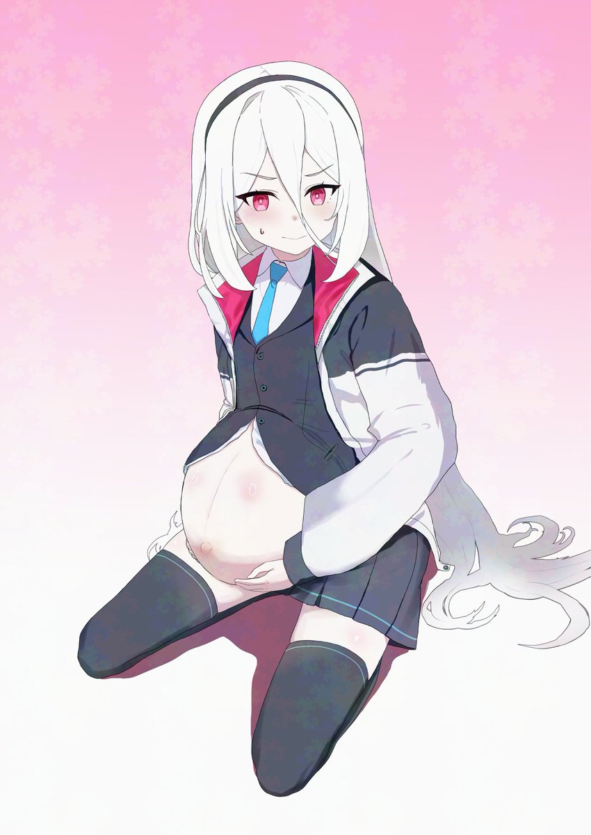 「この身体を妊娠させるなんて…まったく先生はどうしようもないですね……」 