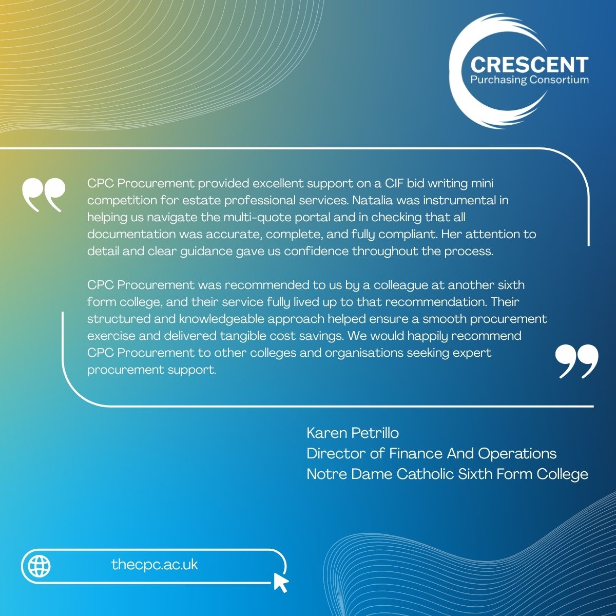 Crescent Purchasing Consortium tweet media