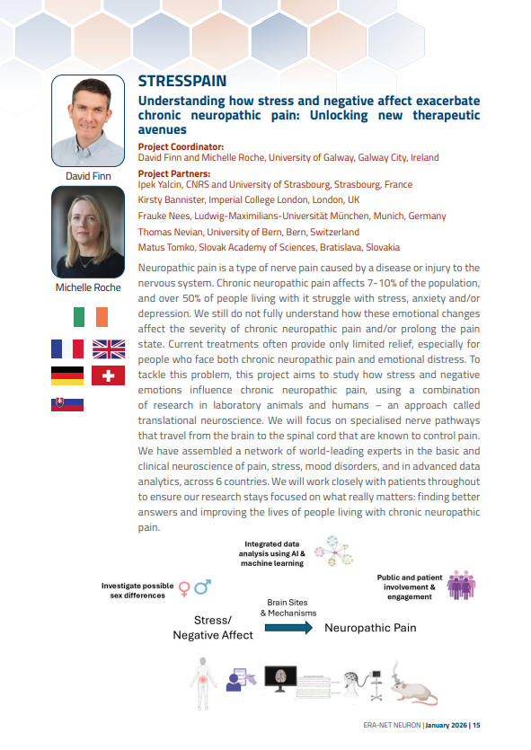 mtomko3's tweet photo. Great news! Our  ERA-NET NEURON project on chronic neuropathic pain &amp; stress has been funded! I’m proud to be the Slovak PI in this 6-country consortium. We’ll use ML &amp; AI to link clinical &amp; pre-clinical data for deeper insights. https://t.co/yywwm7hzLr
@AkademiaVied @Cbv_SAS https://t.co/YHWBu9SlnP