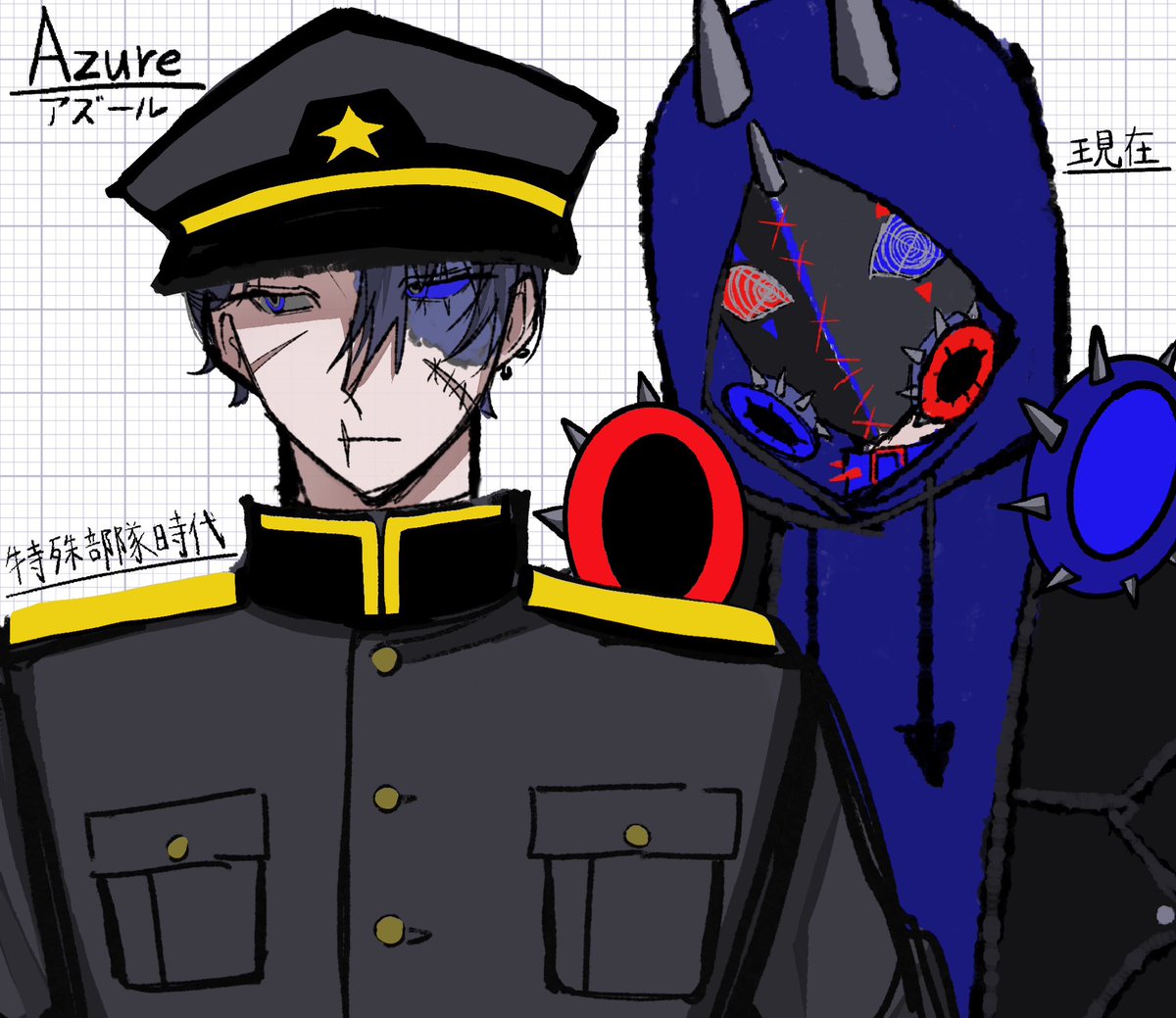 特殊部隊時代と現在
#oc