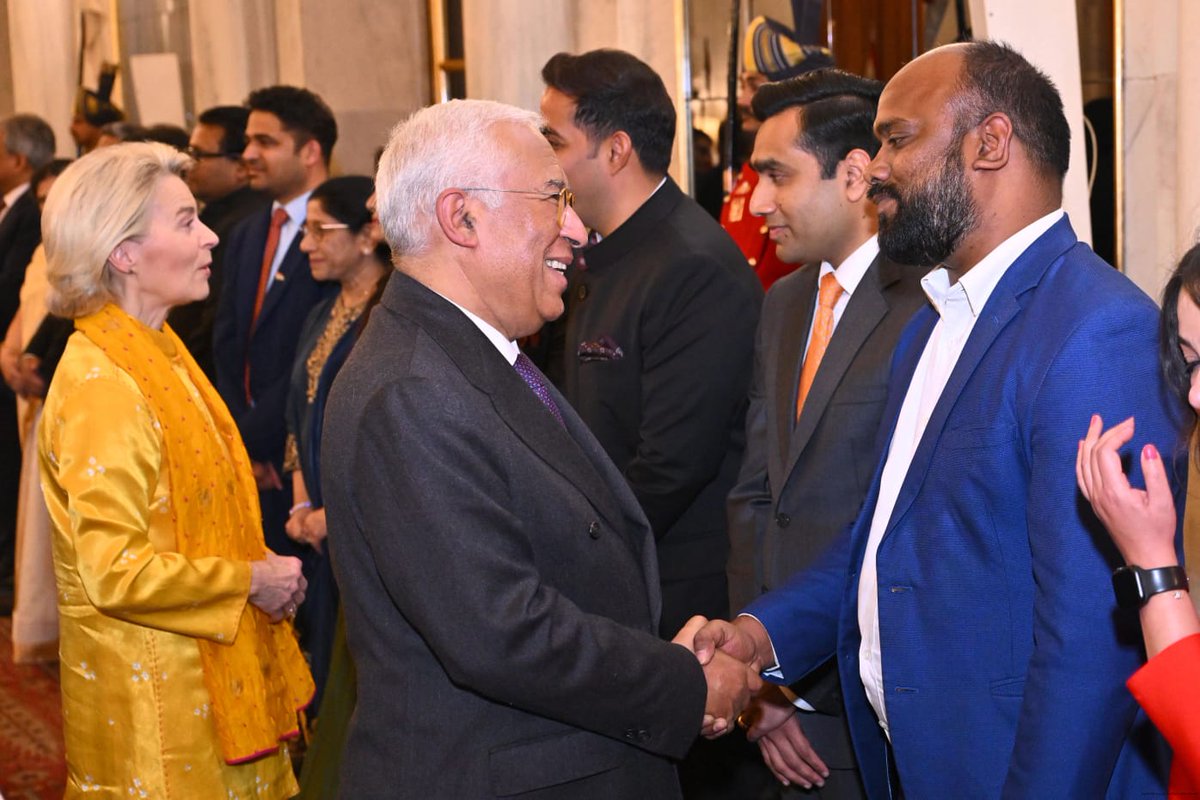 OrbitAID's tweet photo. Proud moment for OrbitAID as our Founder &amp; CEO @KRSakthikumar represented us at the India–EU Banquet Reception, advancing India-EU collaboration in Space
@rashtrapatibhvn @PMOIndia @EUCouncil @EU_Commission @NikhilBala42709 @unicornindia @TheStartupTN @vonderleyen @antoniocostapm https://t.co/ZpYchBI24n