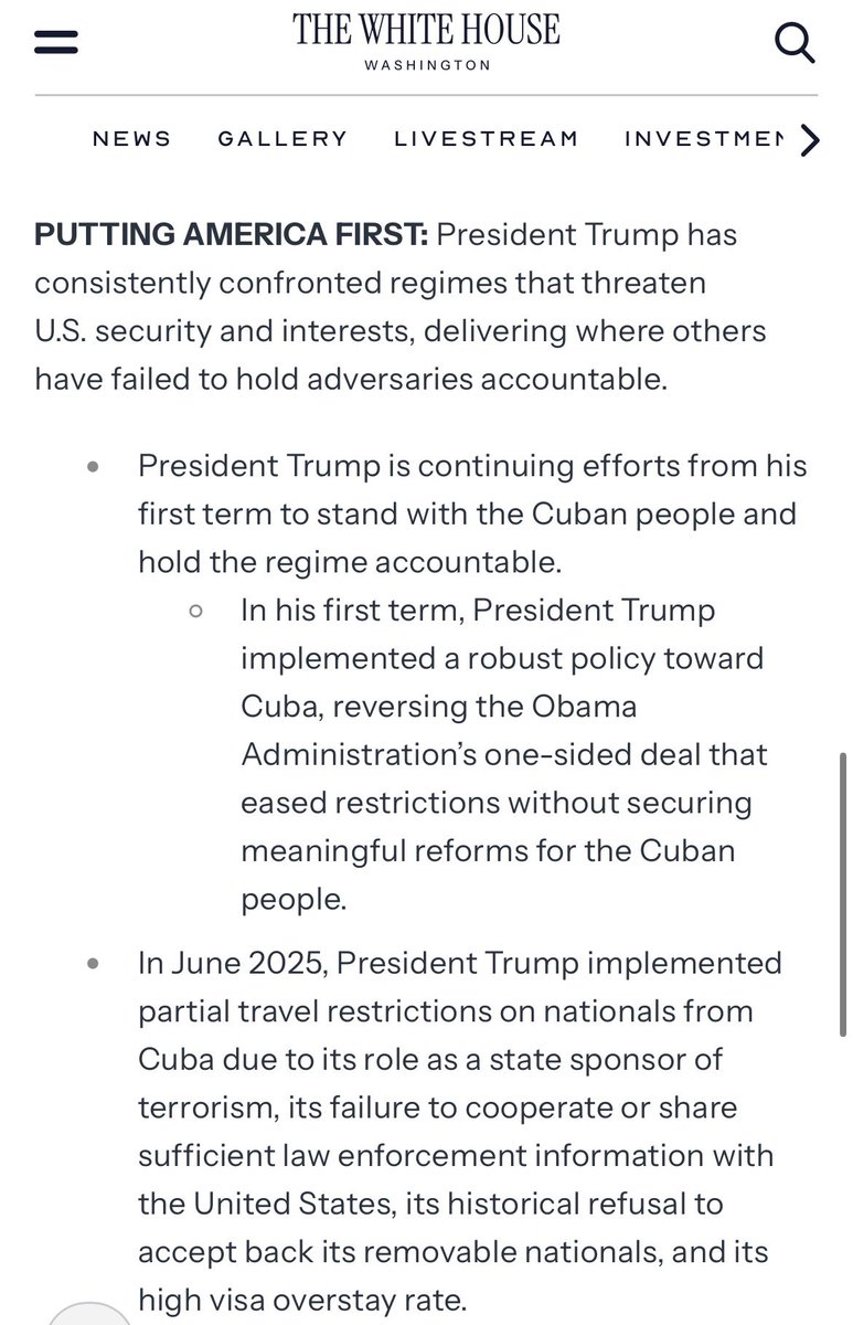 FWarweg's tweet image. .@realDonaldTrump verschärft massiv die sowieso komplett völkerrechtswidrigen Maßnahmen gegen den souveränen Staat #Kuba &amp;amp; erklärt diesen zur „ungewöhnlichen &amp;amp; außerordentlichen Bedrohung“ für die🇺🇸. 

Trump verhängt mit dieser herbei fantasierten „Begründung“ ein komplettes