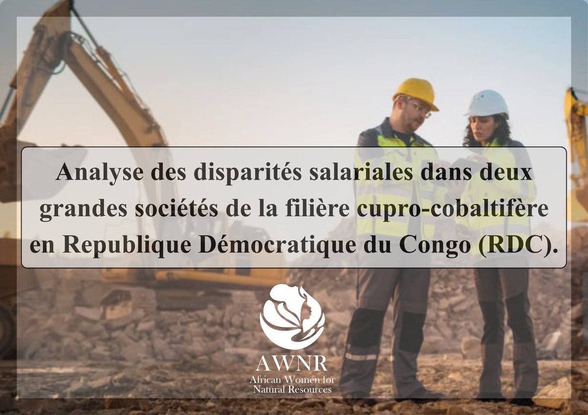 The_AWNR's tweet photo. Les écarts de salaire ne concernent pas seulement les locaux et expatriés dans les industries minières : ils touchent surtout les employés locaux aux statuts variés et affectent de manière disproportionnée les femmes, en particulier les Congolaises. 👉🏾 https://t.co/hWoFxcKWUO https://t.co/vIXmAzsnRG