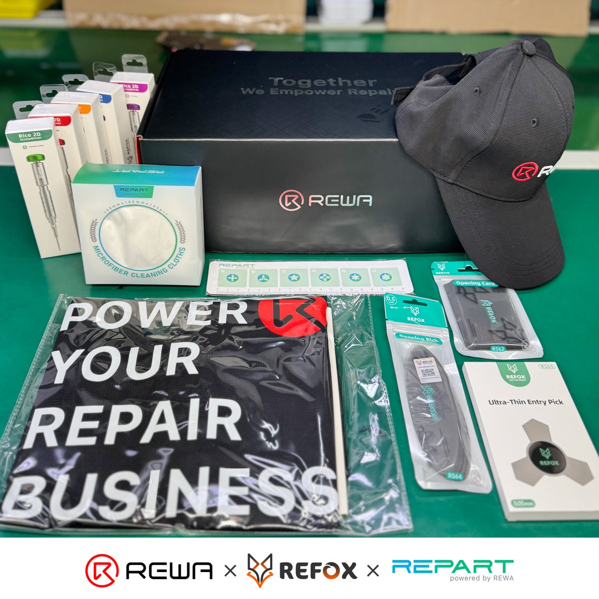 rewatechnology's tweet photo. The 2026 Collab Gift Box is carefully packed and on its way to you!

Get ready — something special is coming. 🎁

Can’t wait for you to receive it — excited yet? ✨ https://t.co/Xhr8xMfA6l