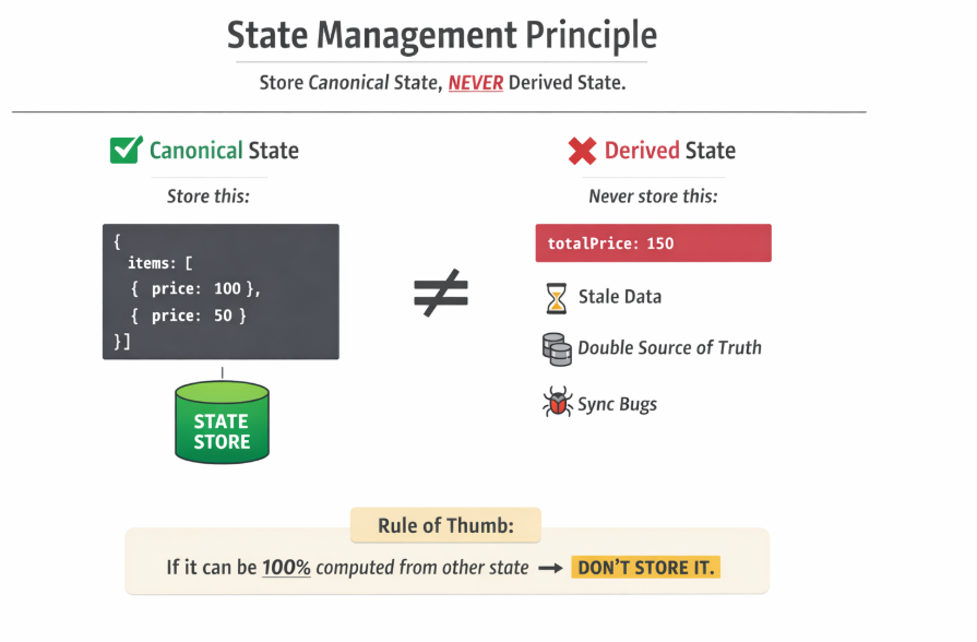 020Adhish's tweet photo. State Management Principle, which I just encountered https://t.co/kyH5kLkiA5