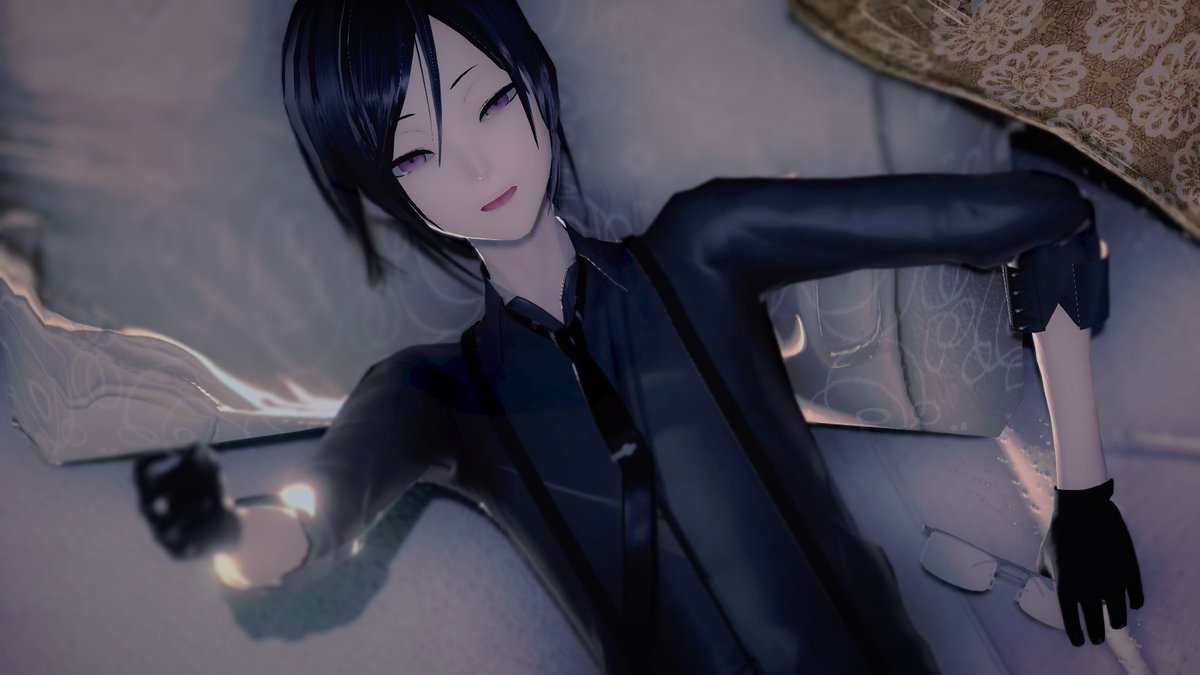 erg0nn3's tweet photo. 「今日は一緒に寝るか？……どうするかは大将次第だけど、な」

MMD https://t.co/gnezMO7IBc