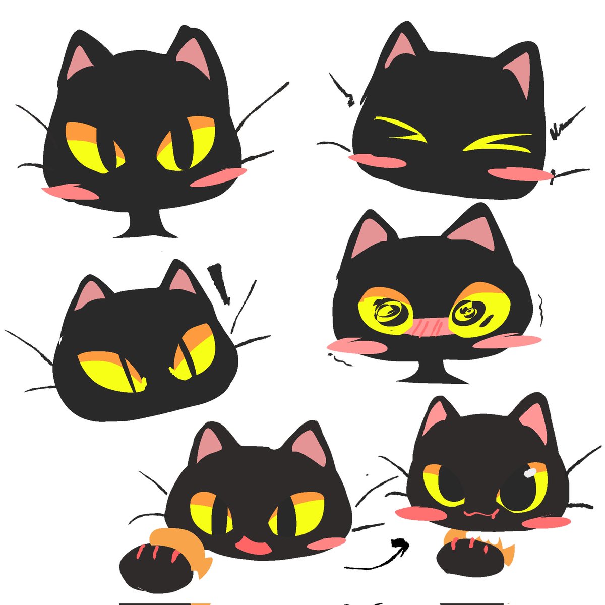 Some doodles while not feeling well and having a burnout o(╥﹏╥)