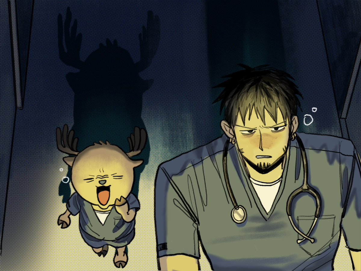 mint_ack's tweet image. 야간당직근무