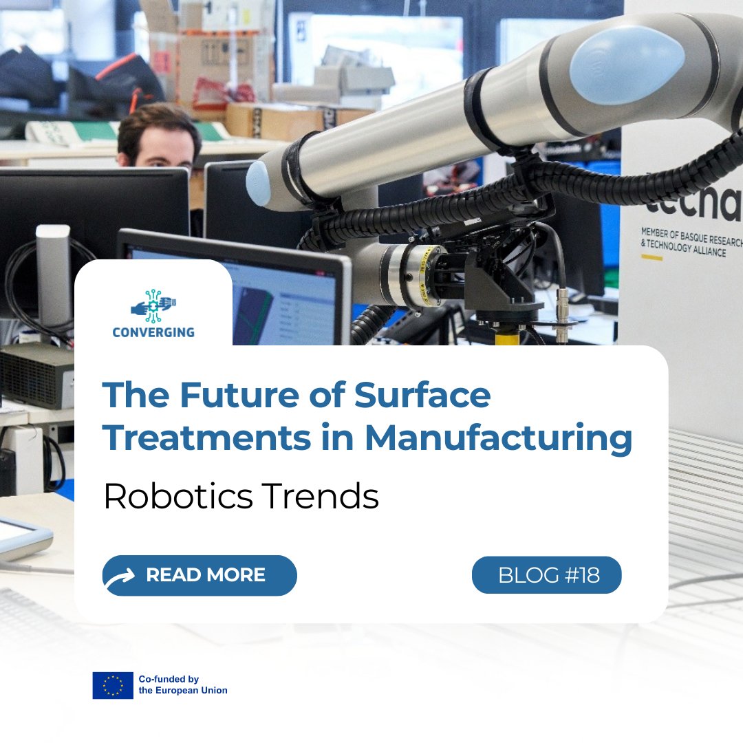 ConvergingEu's tweet image. 🤖 The future of surface treatments is robotic. 

From polishing to coating, smart robotics are transforming complex manufacturing tasks with real-time perception &amp;amp; adaptive control. 

Discover our new blog post👉 converging-project.eu/future-surface… 

#CONVERGING #HorizonEU