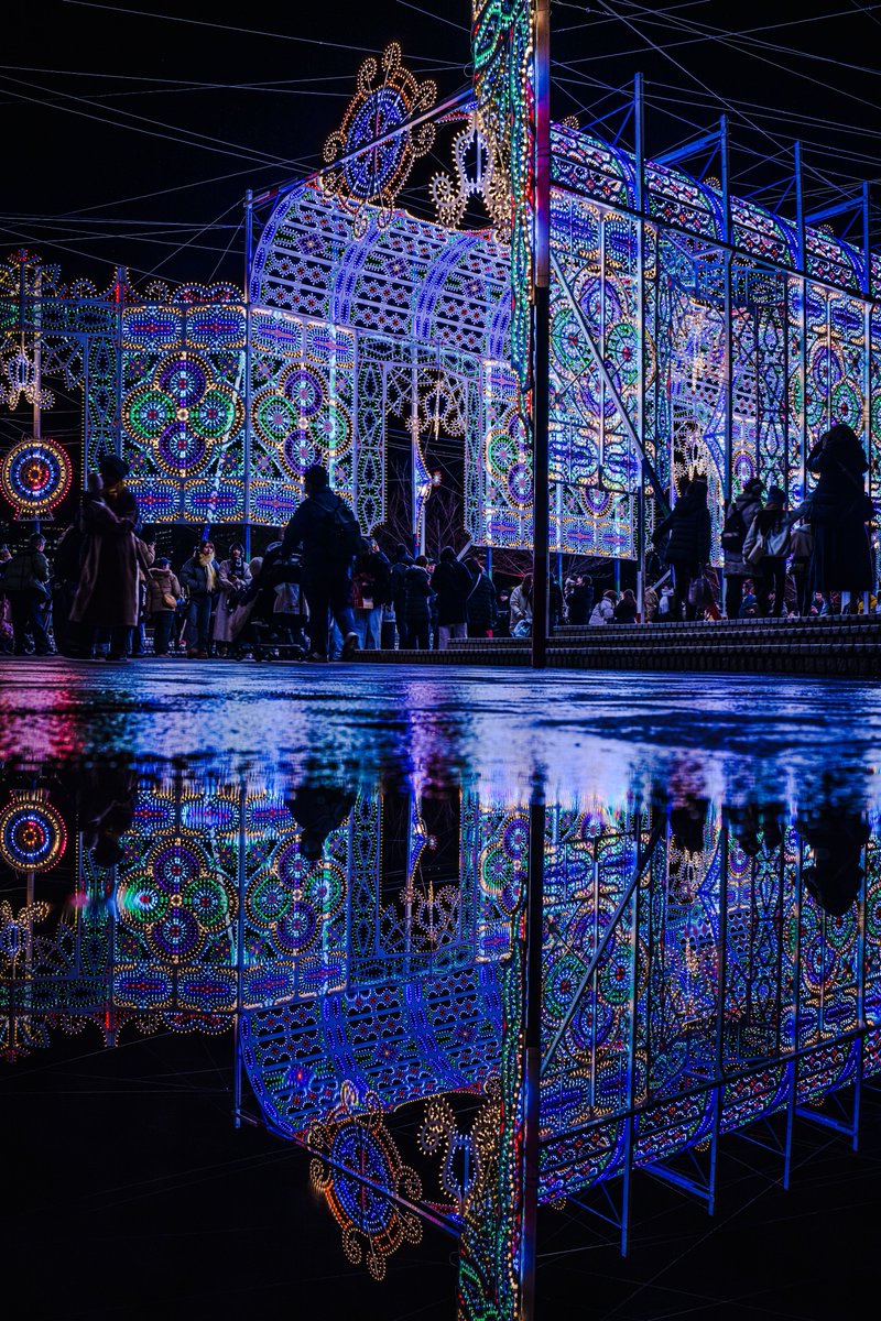 神戸ルミナリエの初日にリフレクション撮れるとは思いませんでした✨