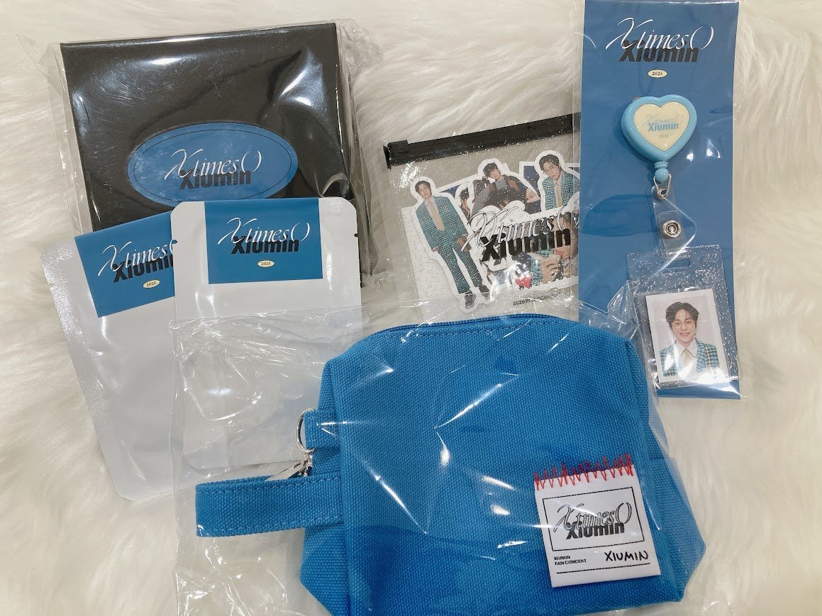 🎉 #XIUMIN 商品情報🎉 XIUMINさんの 2025 FAN CONCERT [X Times
