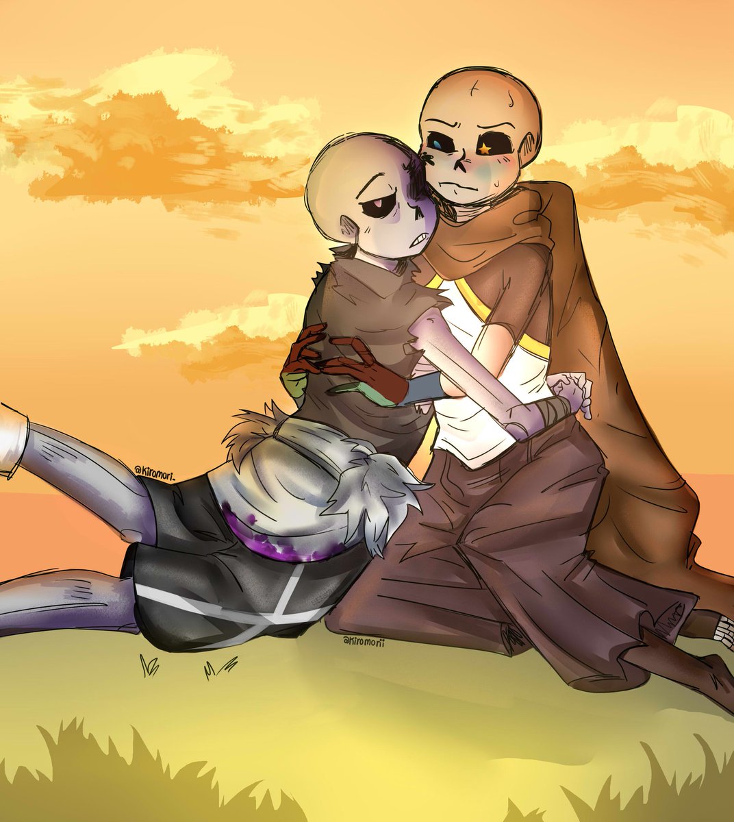 kiromori_'s tweet photo. A "friendly" hug now is inmortalized, thanks Core Frisk ✌️
#inkcross #crossink #undertaleau #crosssans #inksans https://t.co/2TR4ZJPK5j