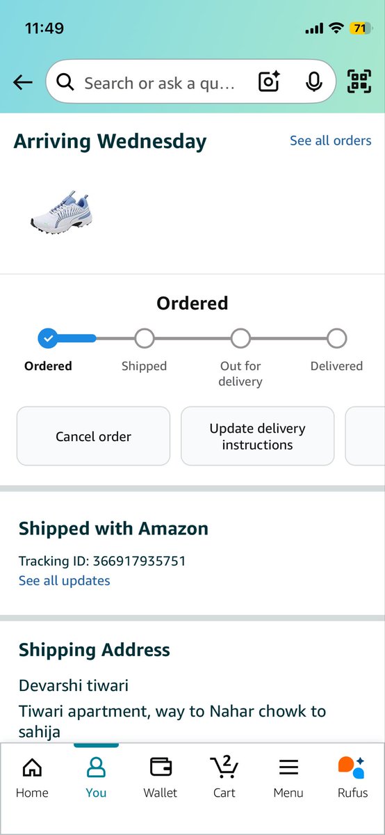 DevarshiTiwari's tweet photo. @amazonIN @amazon I ordered 2 items and expected delivery time for these items are showing 3rd and 4th Feb.
I am going on vacation and I need these items by 2nd Feb.
Is it possible? Below is screenshot of orders https://t.co/I3fiTTAGqP