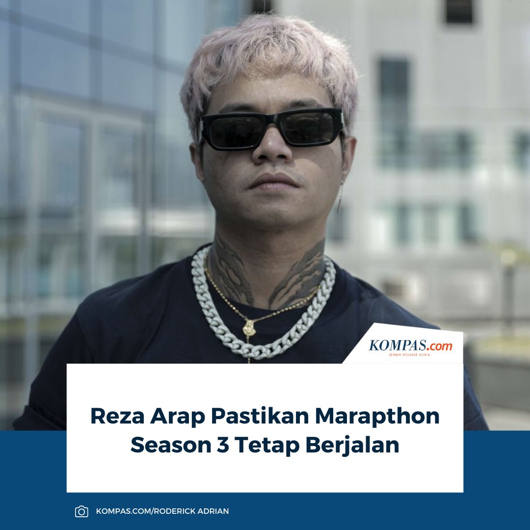 KompasEnt's tweet image. Musisi Reza Arap Oktovian memastikan Marapthon Season 3 akan tetap berjalan. Di tengah duka setelah kehilangan Lula Lahfah.

👉🏻Baca selengkapnya kompas.com/hype/read/2026…

~AM #RezaArap #LulaLahfah #Marapthon