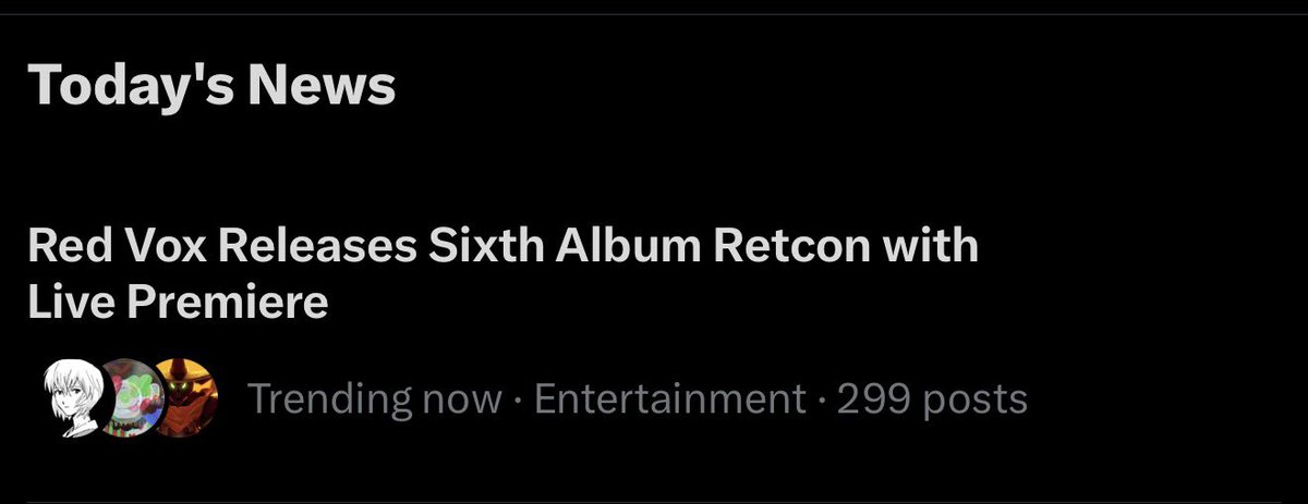 ninamoosh's tweet photo. new @redvoxband album so good it made the twitter news https://t.co/28emf0h7i7