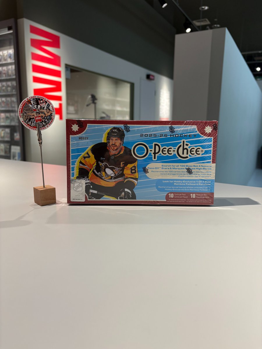 MINTLABTOKYO1's tweet image. 【新商品入荷情報】
NHL 2025-26 UPPER DECK O-PEE-CHEE HOCKEY HOBBY
入荷いたしました🙌
本日20:00までの営業となっております。
皆様のご来店お待ちしております📷
#MINTLABTOKYO #EVERYBODYNEEDSAHOBBY