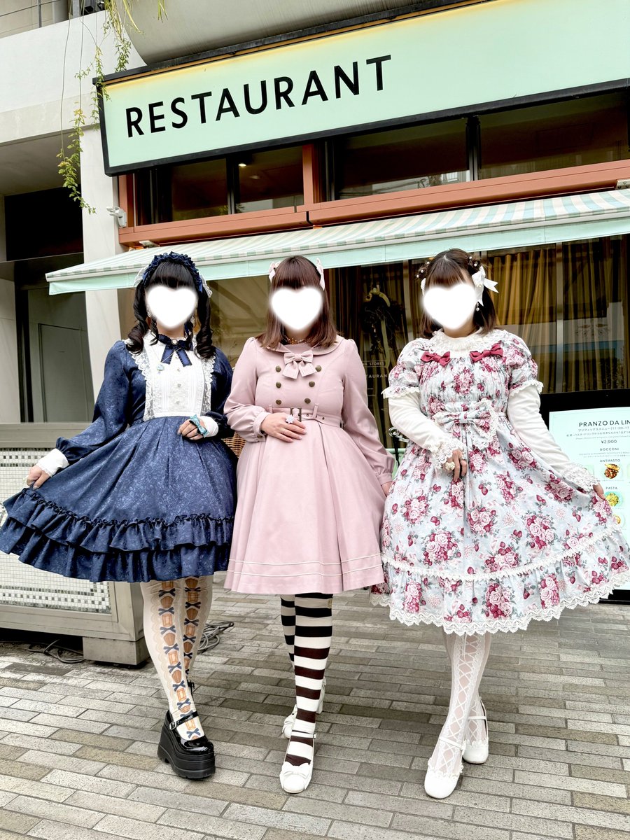 千夜ちゃんとみーちゃんとランチロリデ💐