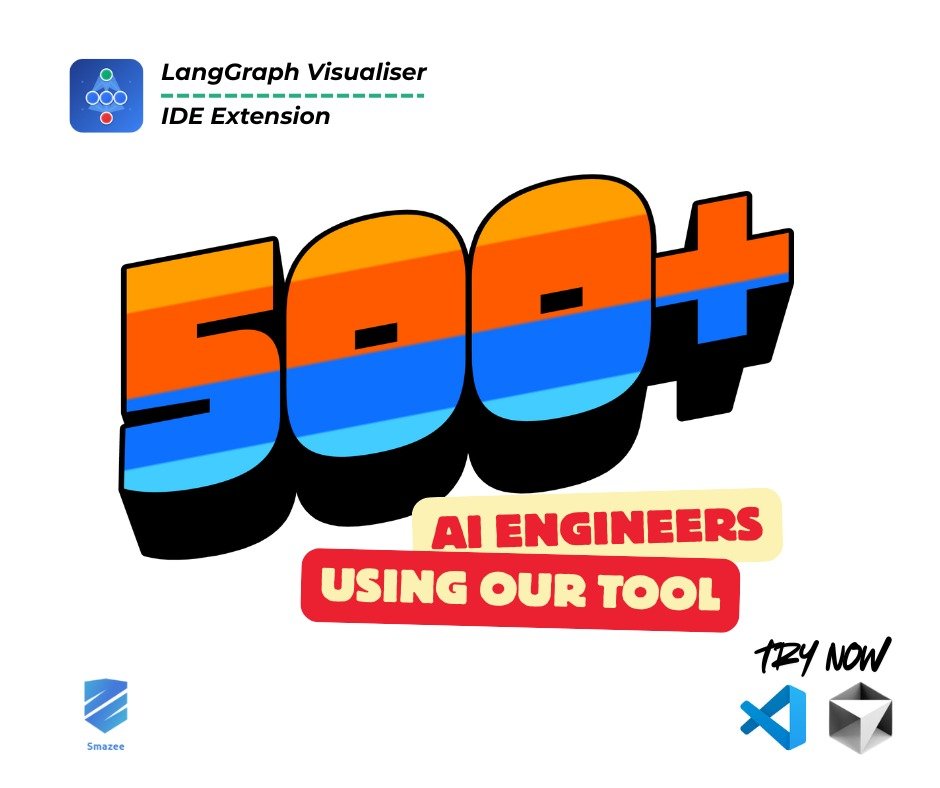 Happy to share our Langraph Visualizer VSCode Extension reached 500+ Installs 

marketplace.visualstudio.com/items?itemName…