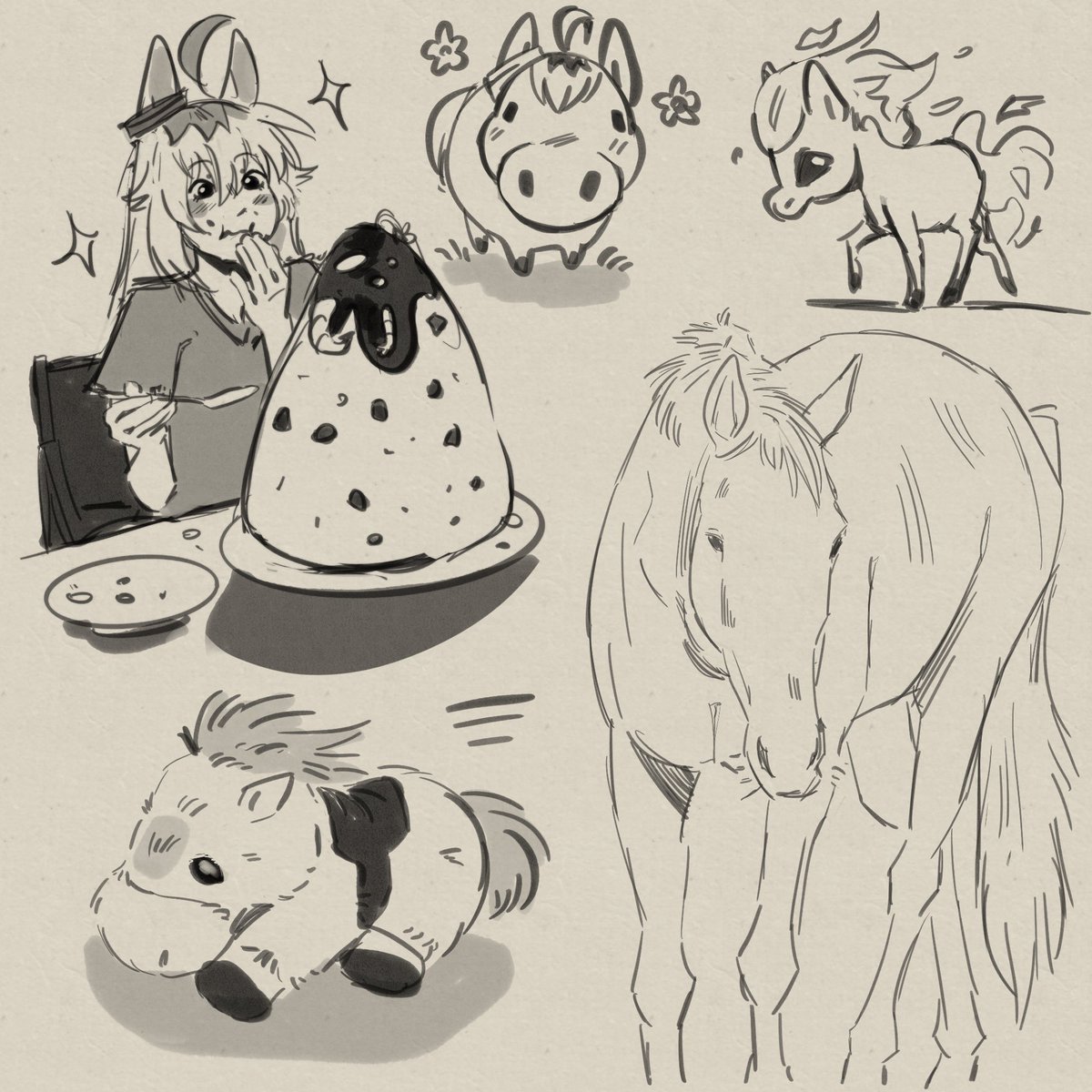 Horse sketchpages 🐴