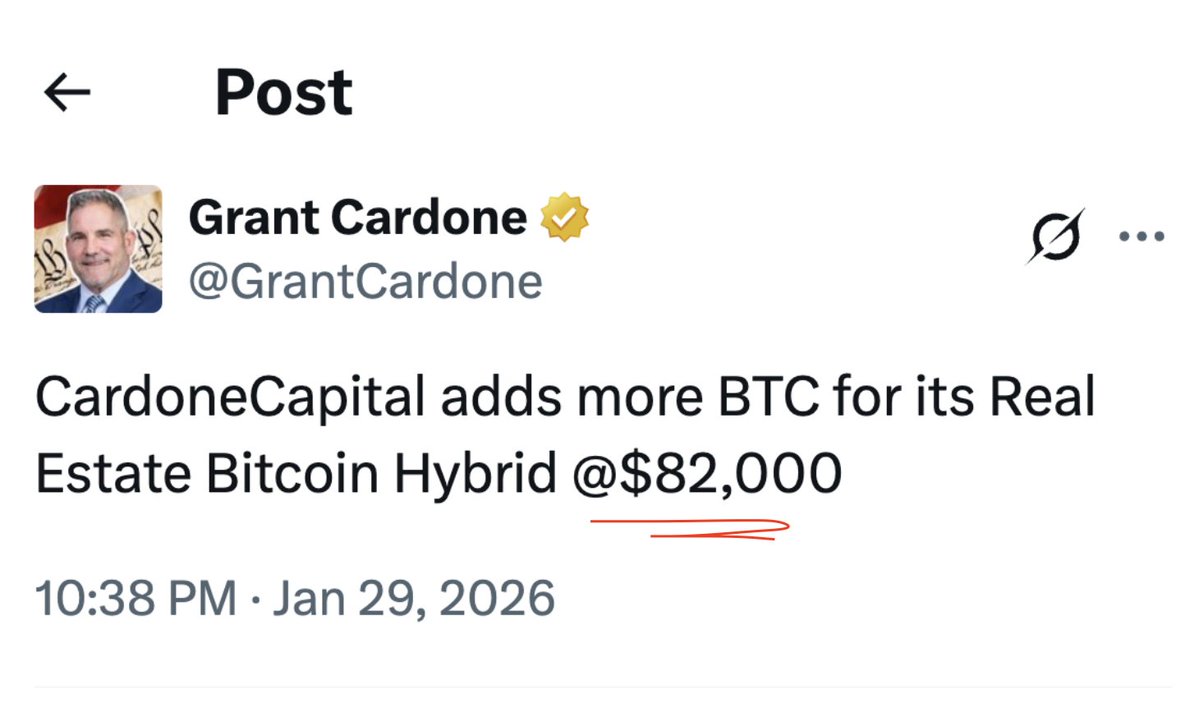 🚨 速報 億万長者 Grant Cardone が発表。 「さらにビットコインを買う」 下落は恐怖じゃない。 チャンスだ。 強者は静かに拾う。  弱者は理由を探す。 これは“理解者”の行動。 🚀🚀🚀 #Bitcoin #買い増し #確信