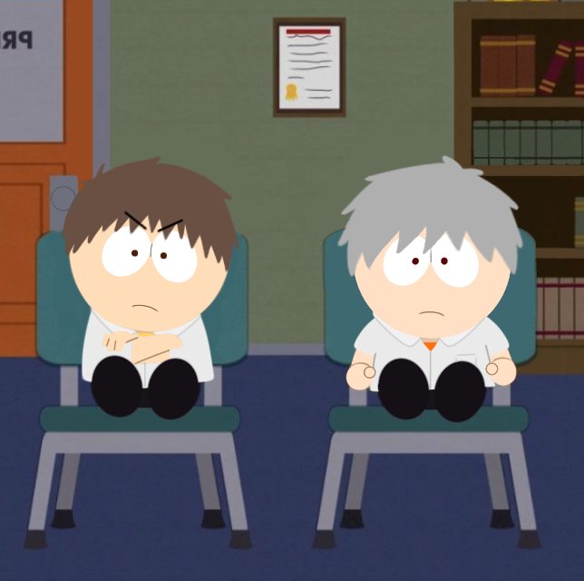 "Why are our classmates drawing pictures of us being gay??" #エヴァンゲリオン #Evangelion #kawoshin #カヲシン #渚カヲル #Kaworu #碇シンジ #Shinji