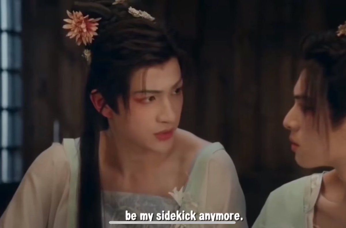 4mingzai's tweet photo. “you can’t be my side kick anymore”

“only side chick”

I CAN’T 😭😭😭😭😭😭😭😭😭😭😭😭😭😭😭😭😭
#TheBloodofYouthQuestofHeroicHearts #LinZehui #CaiZhengjie 

#少年歌行之天下无双 #林泽辉 #蔡正杰 https://t.co/vsRapSbSW2