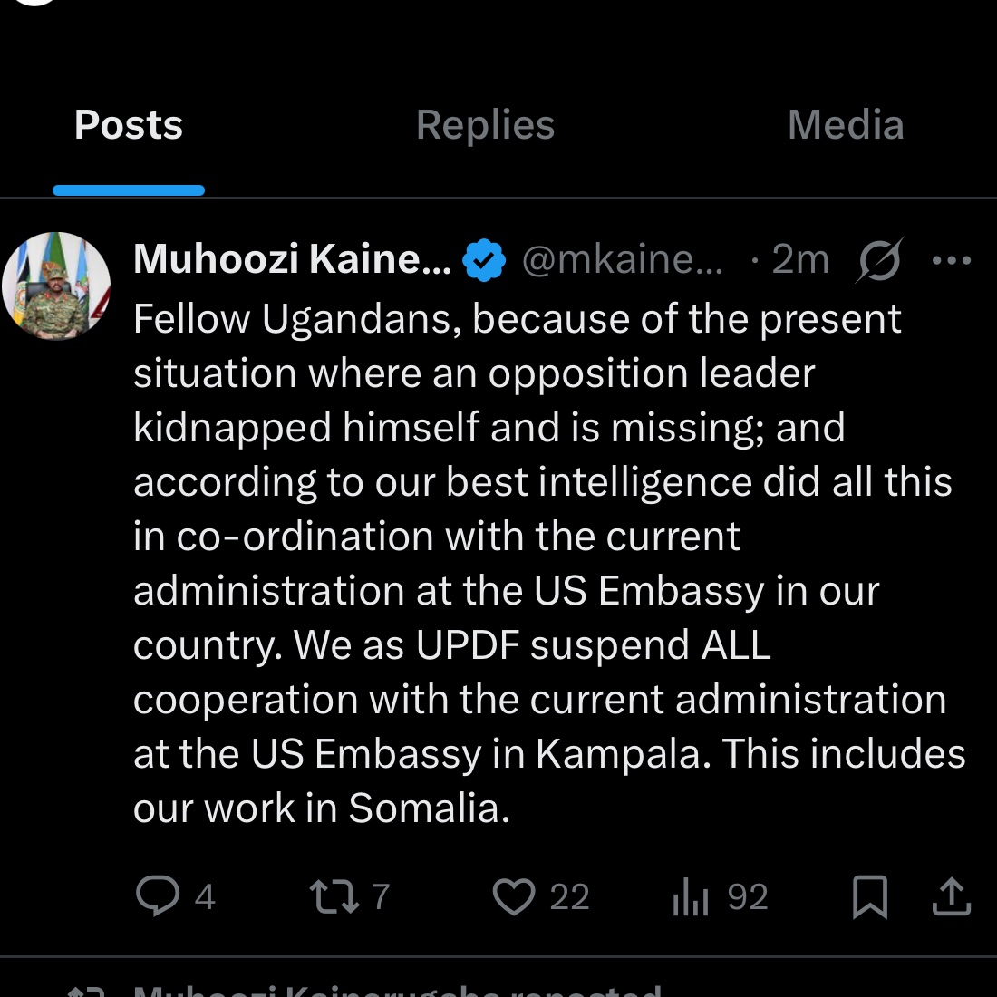 The United States of America really needs to look into the types of people they associate with. 

The reputation of a great  and very old country is at stake when unqualified people like this are at the forefront of collaborative operations between both countries. 

He and his