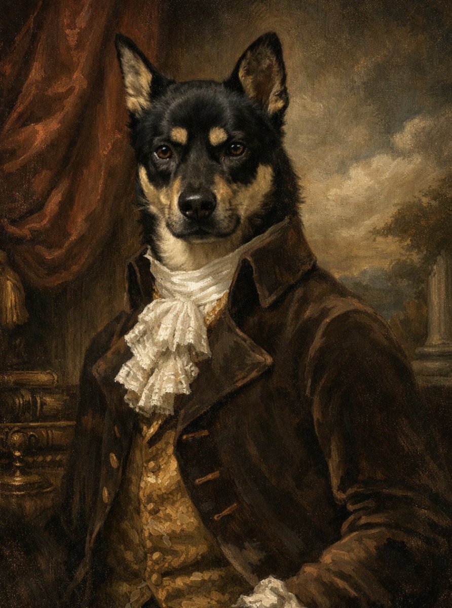 チャッピーに肖像画つくってもらったらカッコ良すぎるし渋すぎ