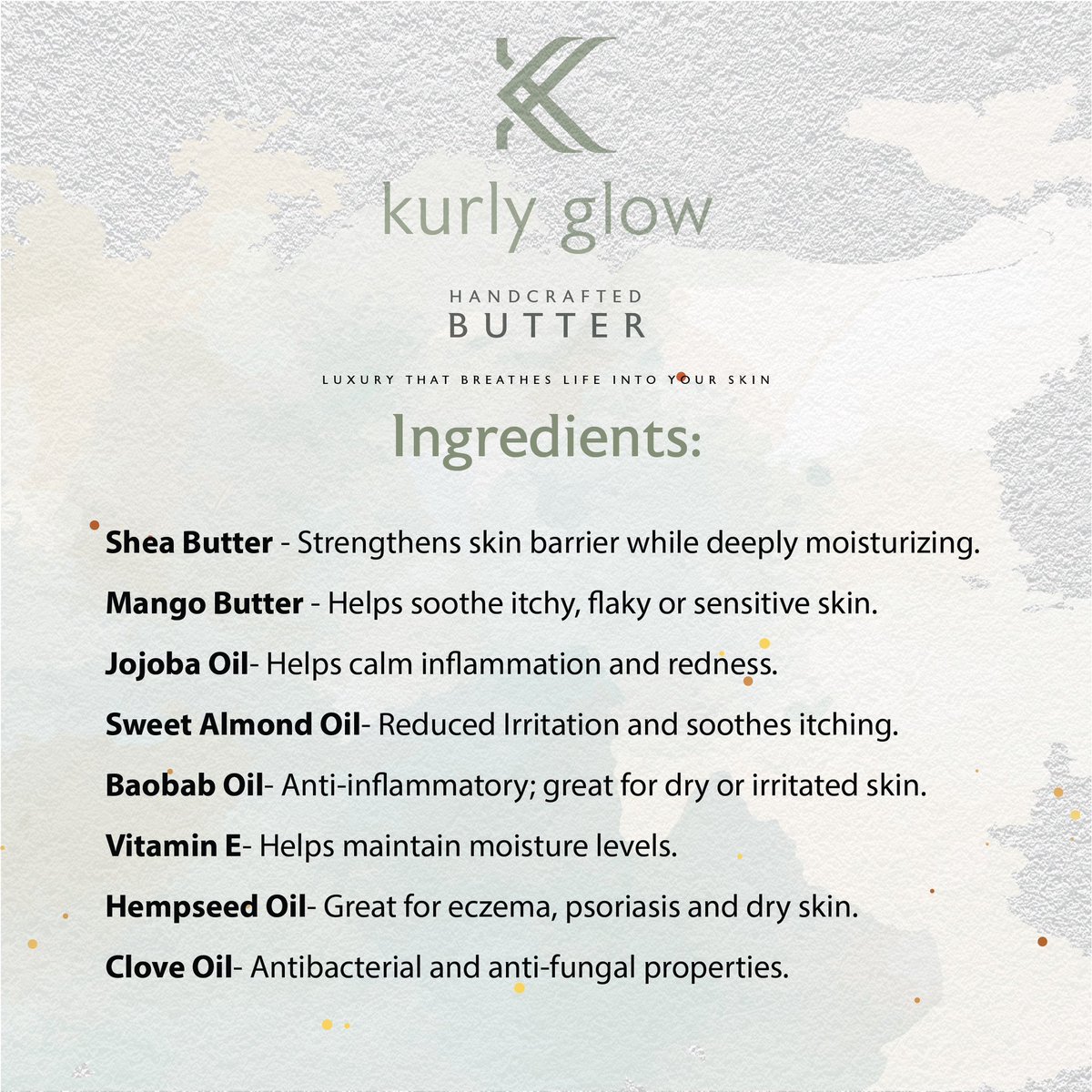 Kurlycheeks's tweet photo. I have an end month offer for the body butters… both the hydrating and exfoliating one😊 The ingredients list for both, depending on what your preference is… https://t.co/3QRBtXCEO4
