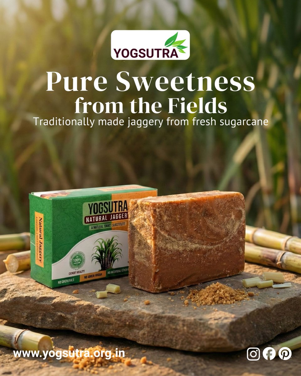 Yogsutra_'s tweet photo. Say goodbye to refined sugar and switch to Yogsutra jaggery brick.
Give your lifestyle a healthy upgrade with desi jaggery! ☕️🤎

Shop Now - https://t.co/Bp4YmKdW99

#yogsutrajaggerybrick #jaggerybrick #naturaljaggery #healthyjaggery https://t.co/6heOnDmVQ5