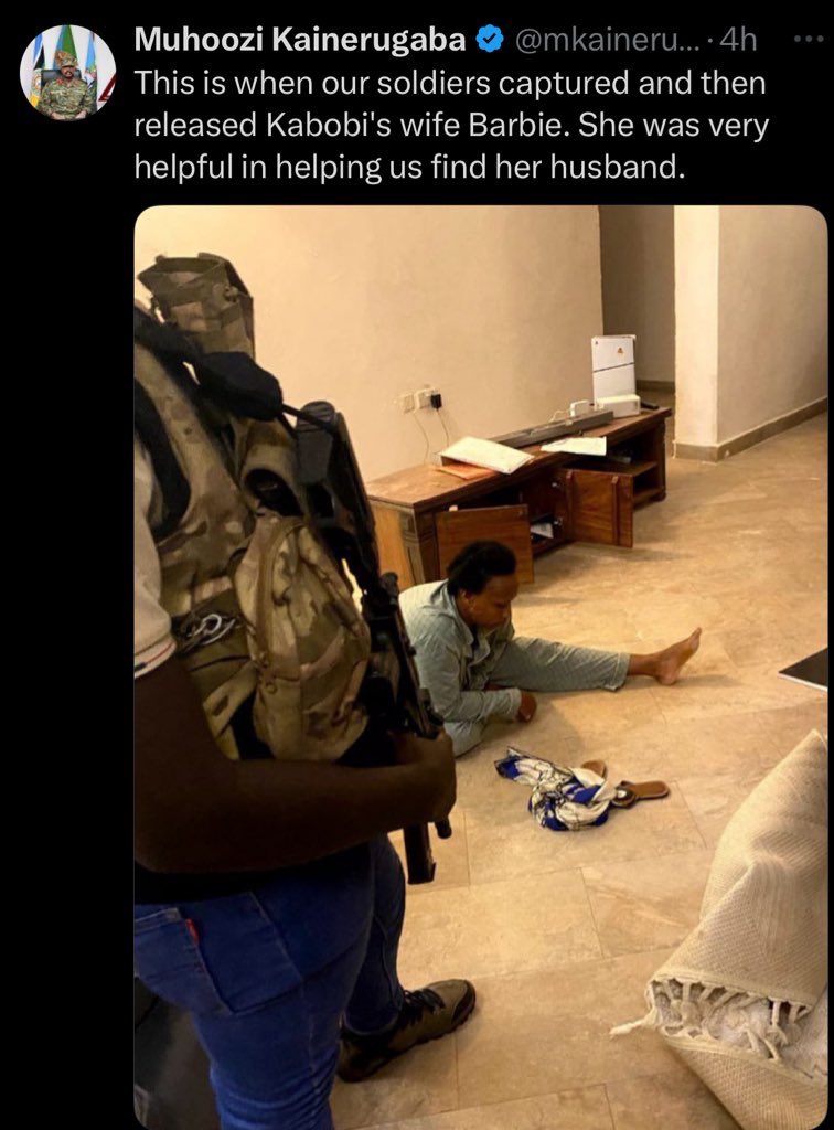 The same regime Minister for Information Dr. Chris Baryomunsi recently came out to claim that the regime security forces are not after our president <a href="/HEBobiwine/">BOBI WINE</a> and here is the same regime CDF acknowledging that his men indeed invaded our president’s residence and tormented his