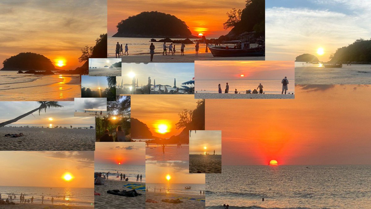 Remembering Sunsets from a dark place is always an anchor to the light. #sunsets #Karon #Kata #Surin #Thailand