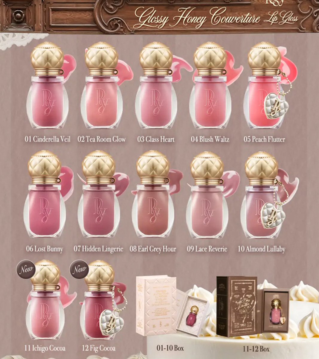 Peonyからやばすぎる新作きて神💖
バレンタイン限定はちみつリップグロスの色可愛すぎ🙂‍↕️
2026年2月12日発売だよ🍫