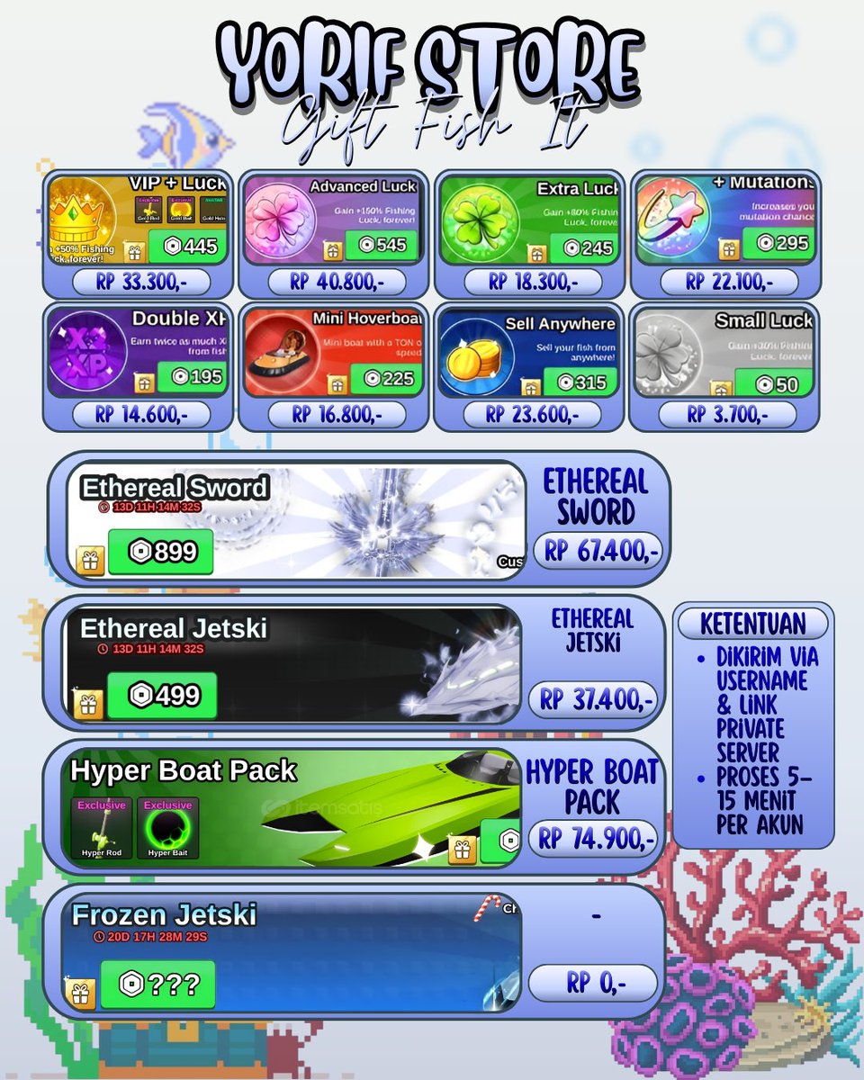 yorif | SELL GIG FISH IT! 🐟 tweet media