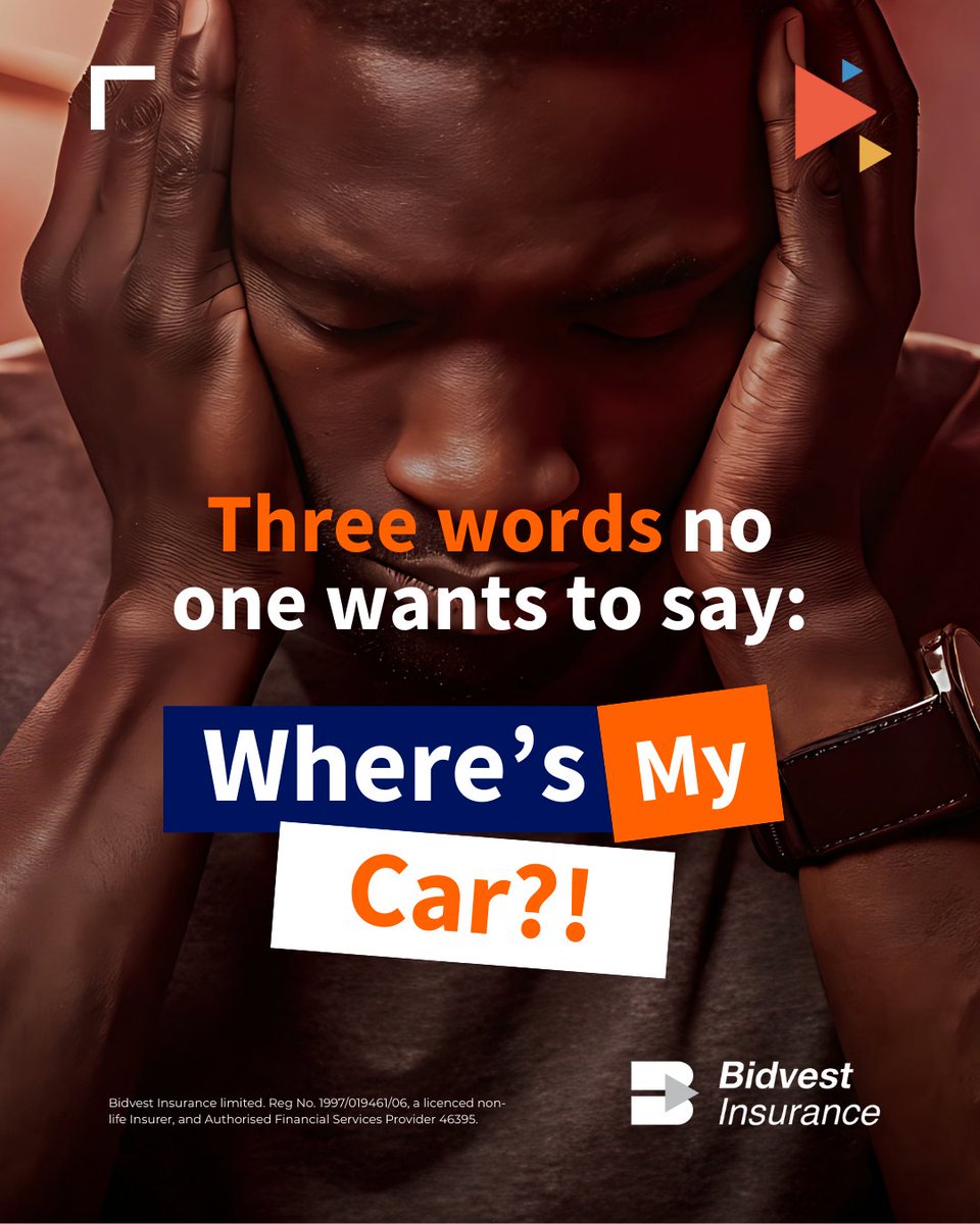 With #TheftBusterPlus, you’re not replacing your car — you’re protecting yourself from everything that comes after it’s gone. From excess payments to trauma counselling, it’s real peace of mind when you need it most. #BidvestInsurance 🔗 #ReadMore eou5.short.gy/itNCl3