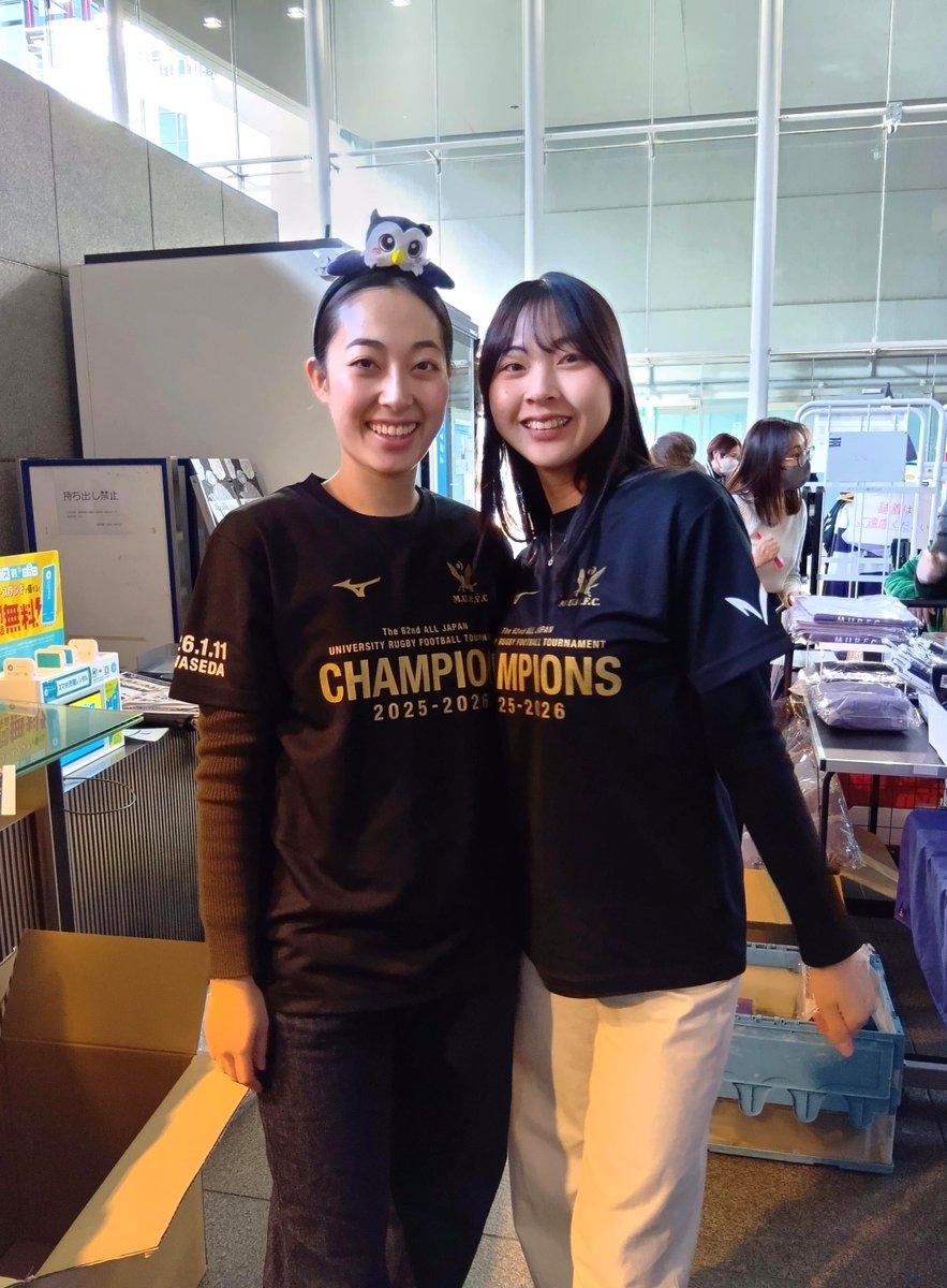 💜ラグビー部優勝記念Tシャツが大好評💜 先行販売でも多くの方にご