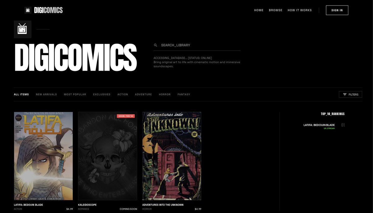 digicomicsnet's tweet photo. Hello World! This is Digicomics - Next level of reading your favorite comics! Truly Digital, Immersive, Engaging with sound and music. 
Our Beta is out and ready to check out!

I get stuck to it, and will love to share https://t.co/hjk63wOTPC