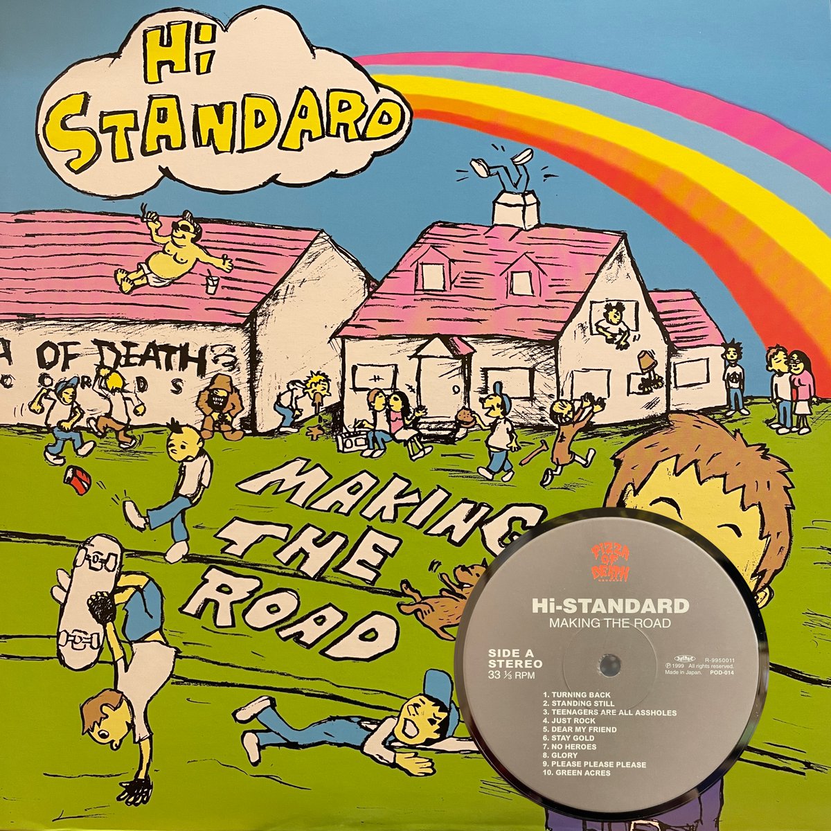 Hi-STANDARD『MAKING THE ROAD』レコード盤 PUNK】 99年3RDアルバム🔥『MAKING THE ROAD』🤟 🍕PIZZA OF DEATH盤