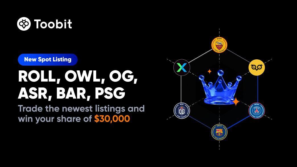 📣 Sambutan Penyenaraian Baharu 📣

Sertai kempen dagangan istimewa kami untuk meraikan penyenaraian baharu ROLL, OWL, OG, ASR, BAR, PSG dan menangi ganjaran sebanyak $30,000 USD.

📆 Tempoh Acara: 2026-01-20 02:00 PM (UTC) - 2026-01-30 02:00 PM (UTC)

Daftar sekarang 👉🏻