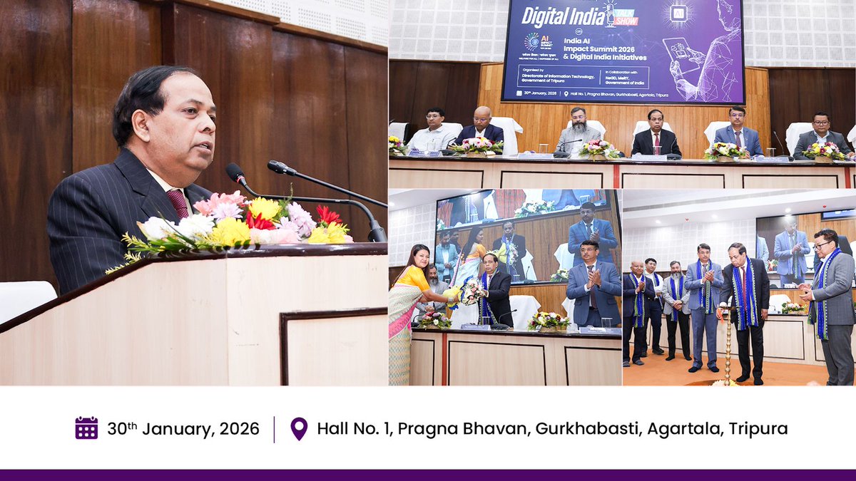 Chief Secretary, Tripura tweet media