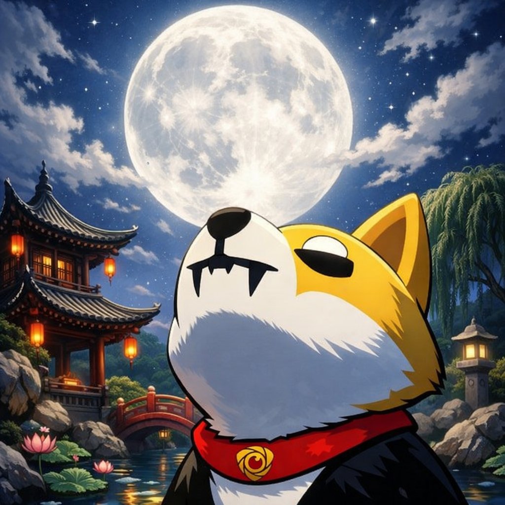 When the old flame fades, its ember finds a new paw.
The Son of Tsuka lifts his gaze to the moon, packs patience and steel,
and steps onto the long road.
Fortune favors those who walk before the dawn.