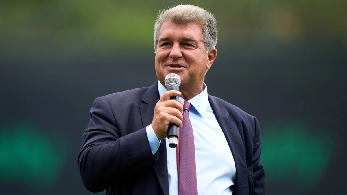 BarcaUniversal's tweet photo. ❗️Joan Laporta: "Among the top eight teams in Europe, Barça is the only club owned by its members."

"There are people who say this model cannot work, and this proves that it absolutely can." https://t.co/EnKlKBPix1