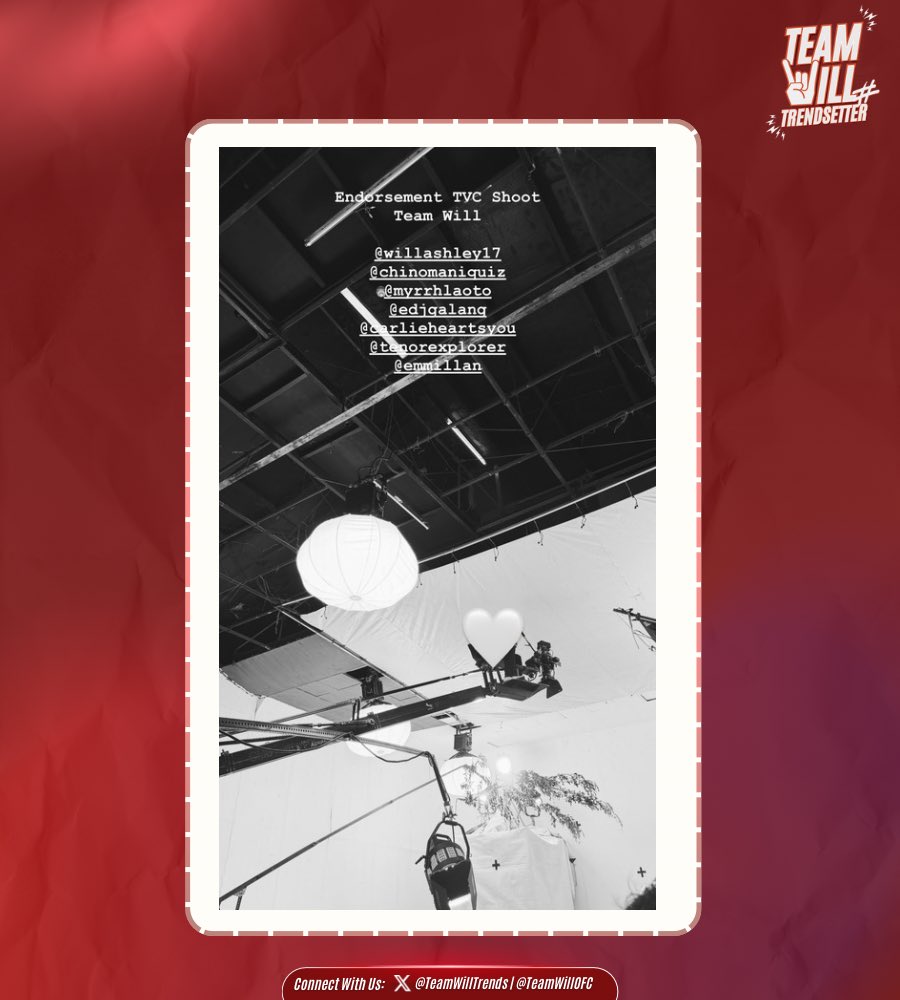 TeamWillTrends's tweet image. 👀 𝗦𝗽𝗼𝘁𝘁𝗲𝗱!

#WillAshley reposted a story on Instagram about an 𝗲𝗻𝗱𝗼𝗿𝘀𝗲𝗺𝗲𝗻𝘁 𝗧𝗩𝗖 𝘀𝗵𝗼𝗼𝘁. 
No details yet… but exciting!

What do you think this could be?
A brand endorsement? A big campaign? Something new coming soon?

Drop your guesses below ♥️