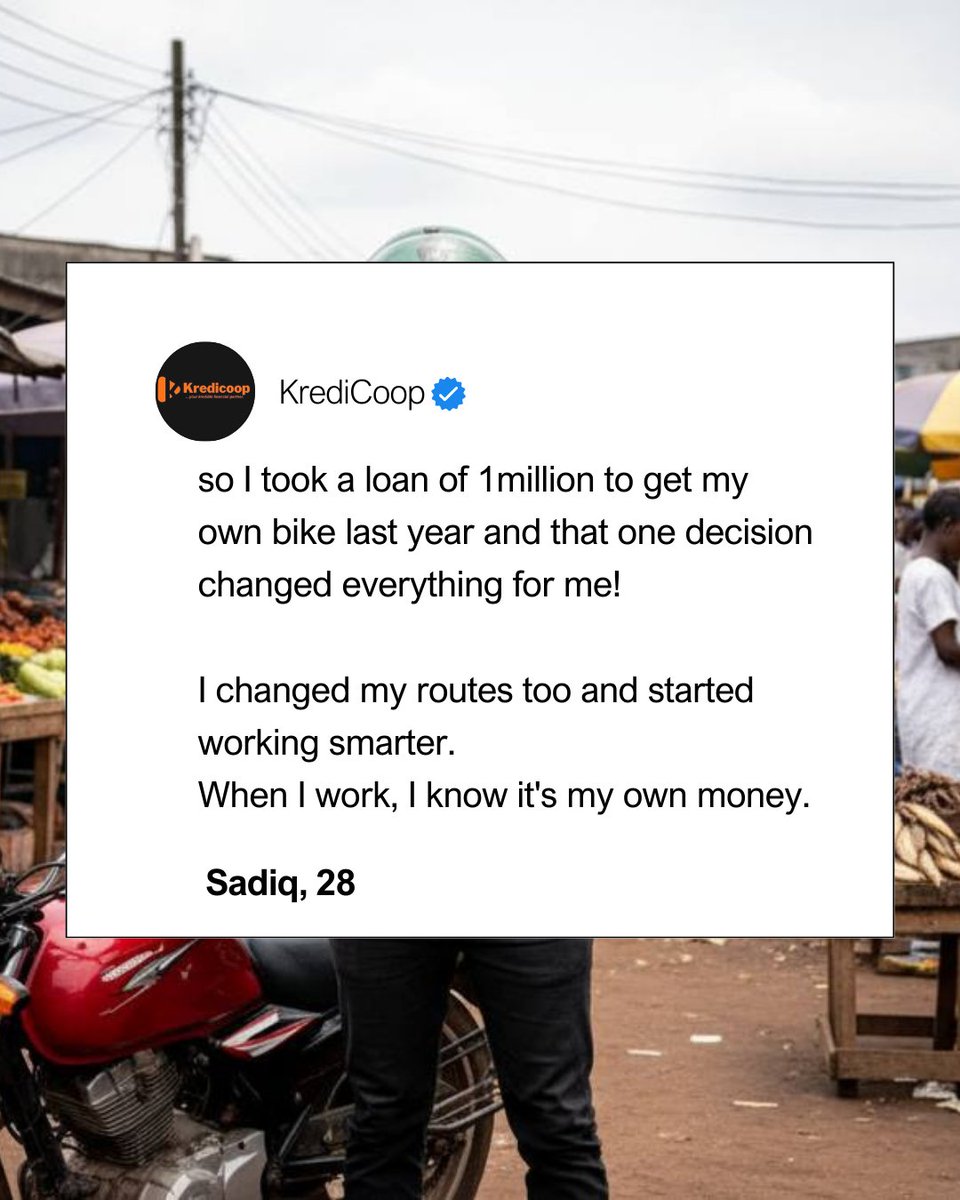 kredicoop's tweet photo. There so much your savings could do for you, other than yielding interests…Your savings can give you access to low interest loans, at the very moment when your ideas call for execution. We’re doing a January wrapped and bringing the stories of our community members on this space https://t.co/uZtFHBE15s