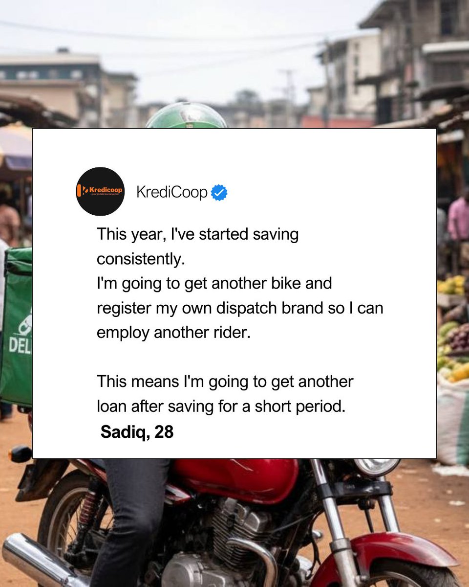 kredicoop's tweet photo. There so much your savings could do for you, other than yielding interests…Your savings can give you access to low interest loans, at the very moment when your ideas call for execution. We’re doing a January wrapped and bringing the stories of our community members on this space https://t.co/uZtFHBE15s